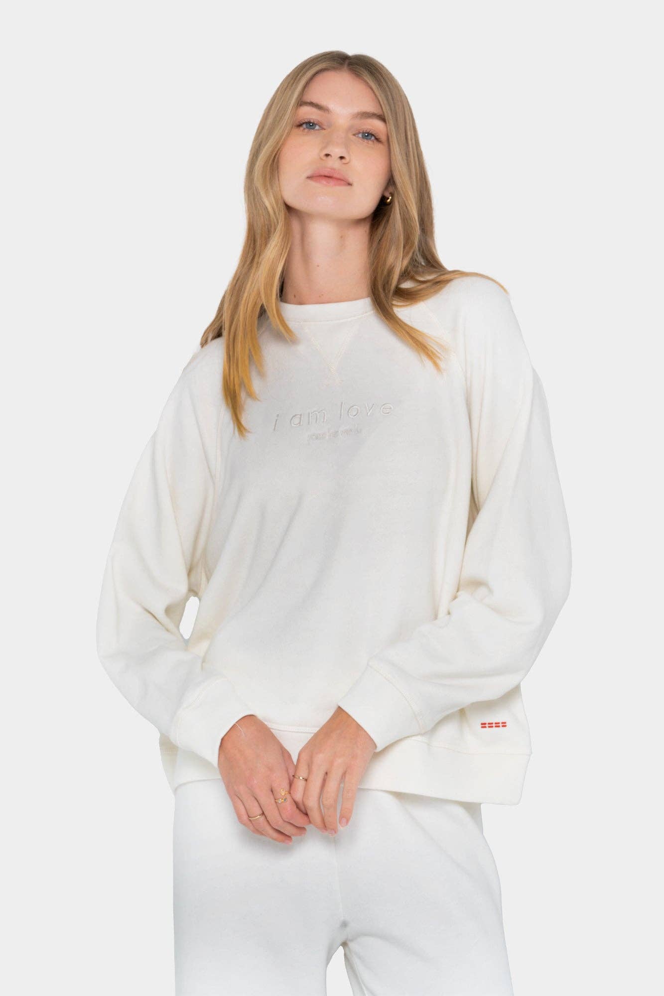 Peace Love World - Wholesale Sweatshirt - Women's - Core Crewneck Sweatshirt2