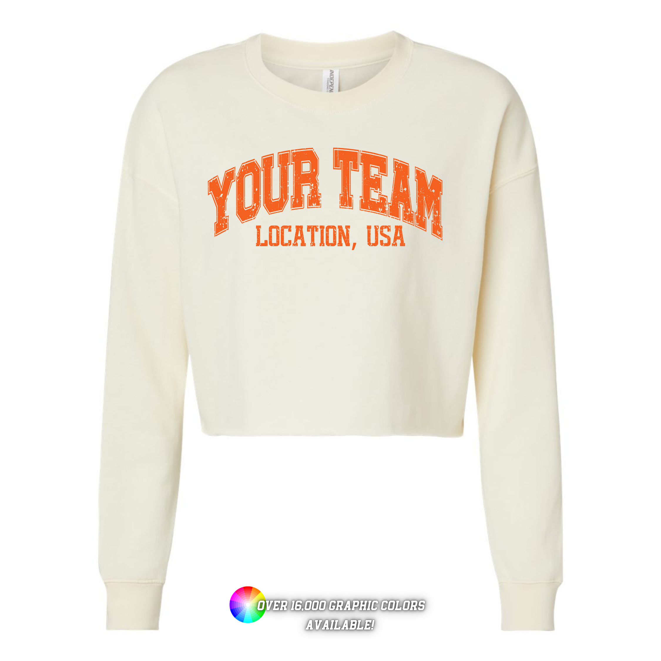 Faith & Life Christian Brands - Wholesale Graphic Sweatshirt - Women's - Custom Branded Logo Athletic Cropped Crewneck Sweatshirt7