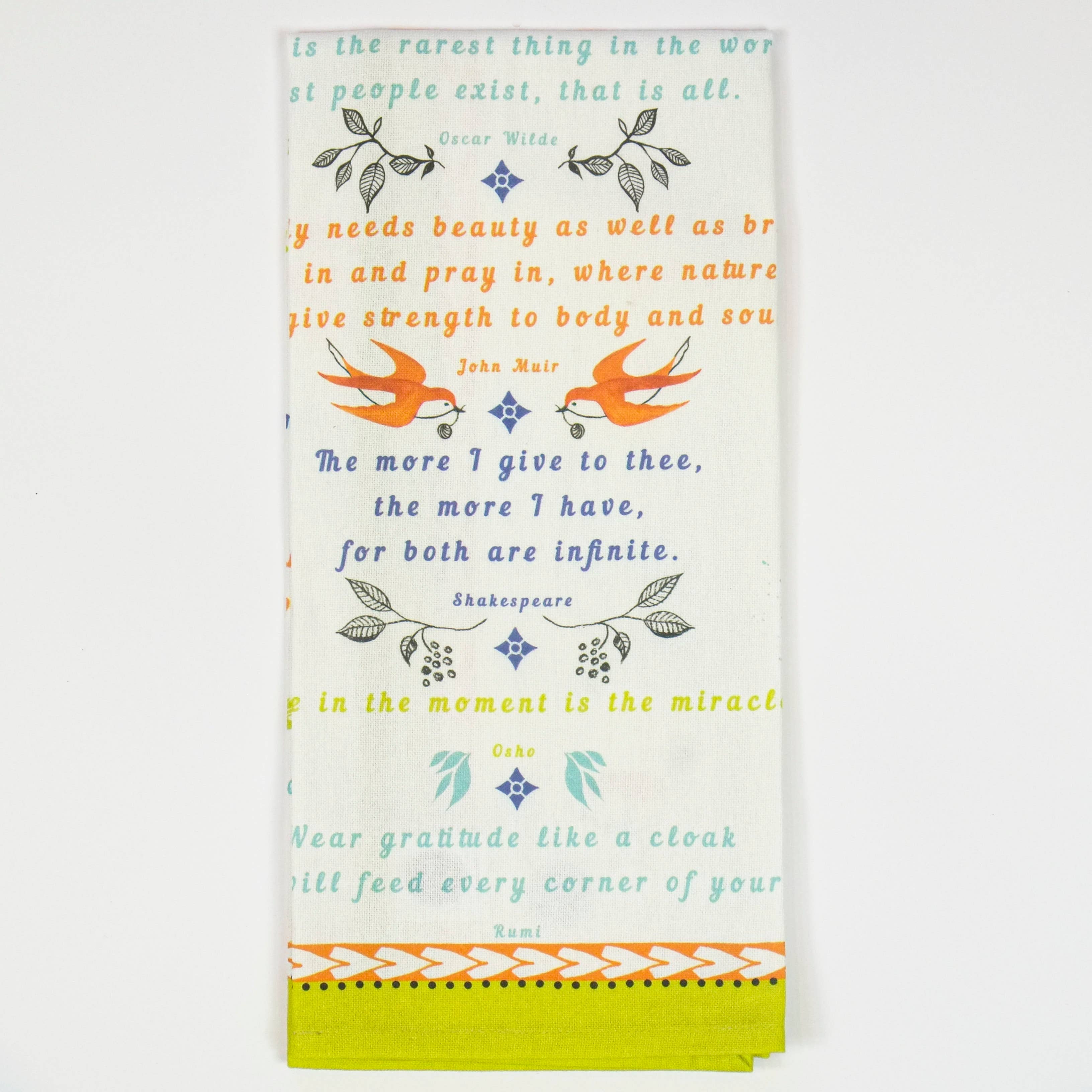 SIP - Wholesale Tea Towel - "Kitchen Wisdom" Kitchen Towel2