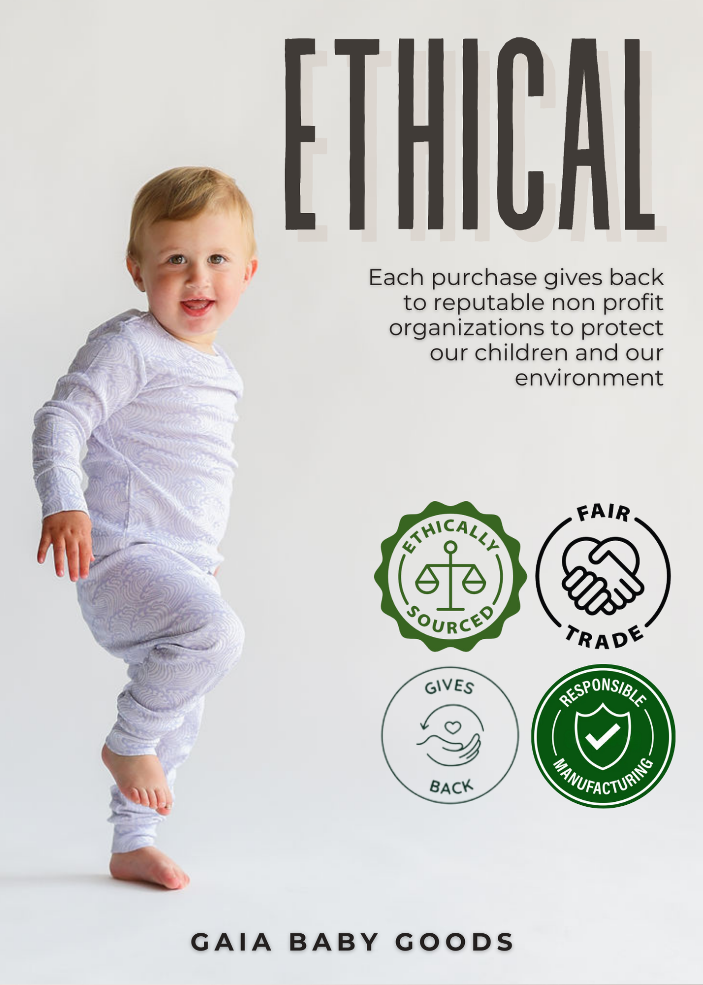 Gaia Baby Goods - Vente Haut et bas de pyjama – enfant - Pyjama en coton biologique pour bébés et tout-petits à imprimé football d'automne7