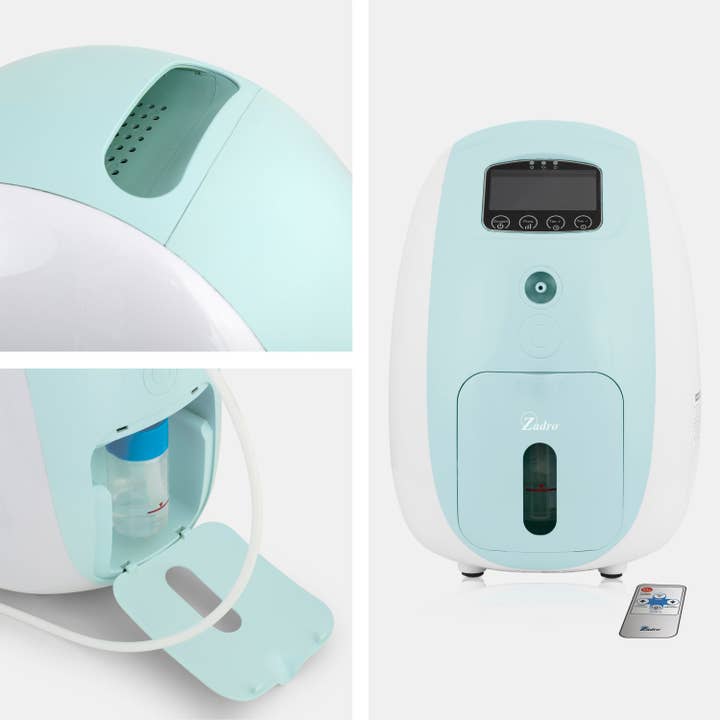 White Green Oxygen Bar with 10ml Lavender Essential Oil Bottle for wholesale on Faire4