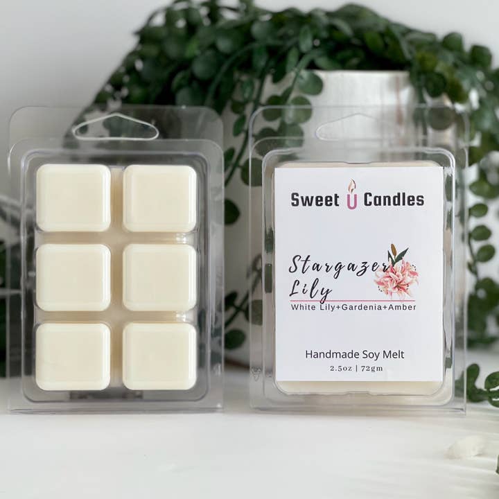 STARGAZER LILY WAX MELTS for wholesale by Sweet U Candles