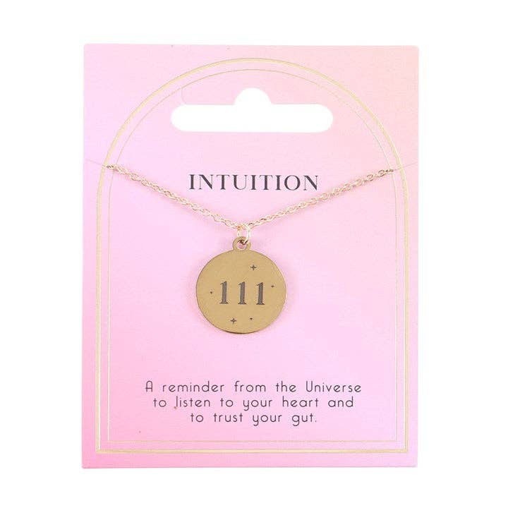 Something Different Wholesale – Engroshandel Halskæde med vedhæng – 111 Engelnummer "Intuition" Halskæde