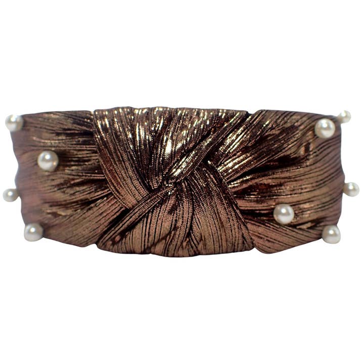 Topkids Accessories - Wholesale Fashion Headband - Women's - Metallic Pearl Knot Alice Bands Adult Women, Hair Accessories for Women, Hair Bands for Women, Thick Headband, Womens Headbands, Head Bands Adult Women, Wide Headbands5