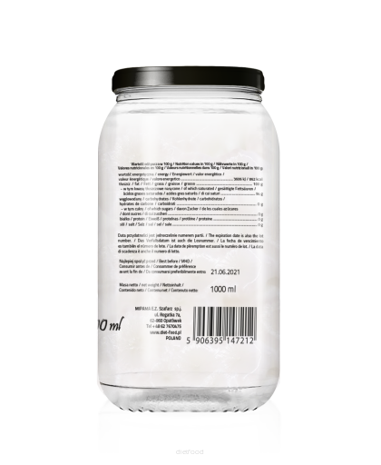 Diet Food - Vendita all'ingrosso Olio da cucina - Olio di cocco biologico extra vergine 1000 ml2