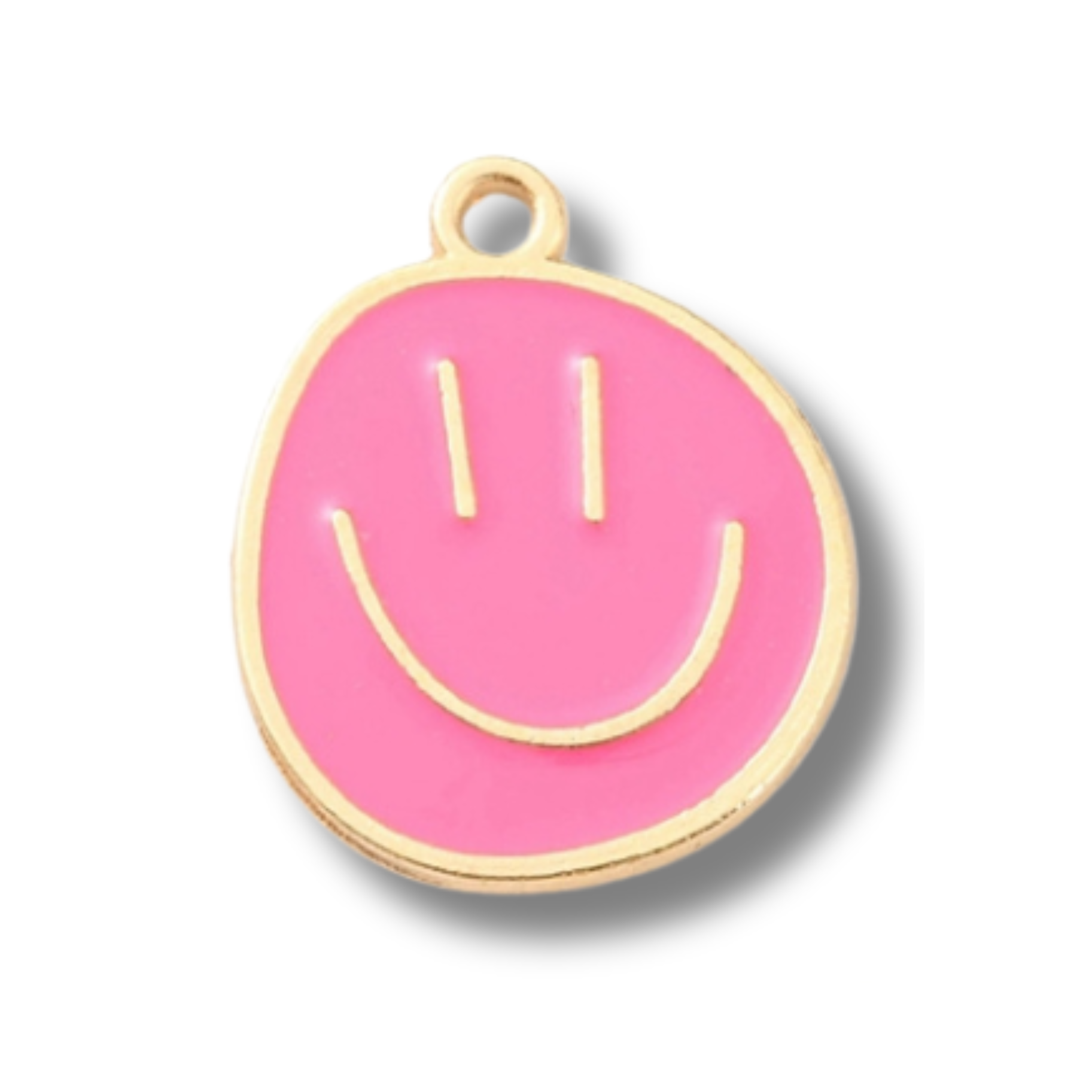 Love, Paige Designs - Wholesale Individual Charm/Pendant - Smiley Happy Face Gold Charm3