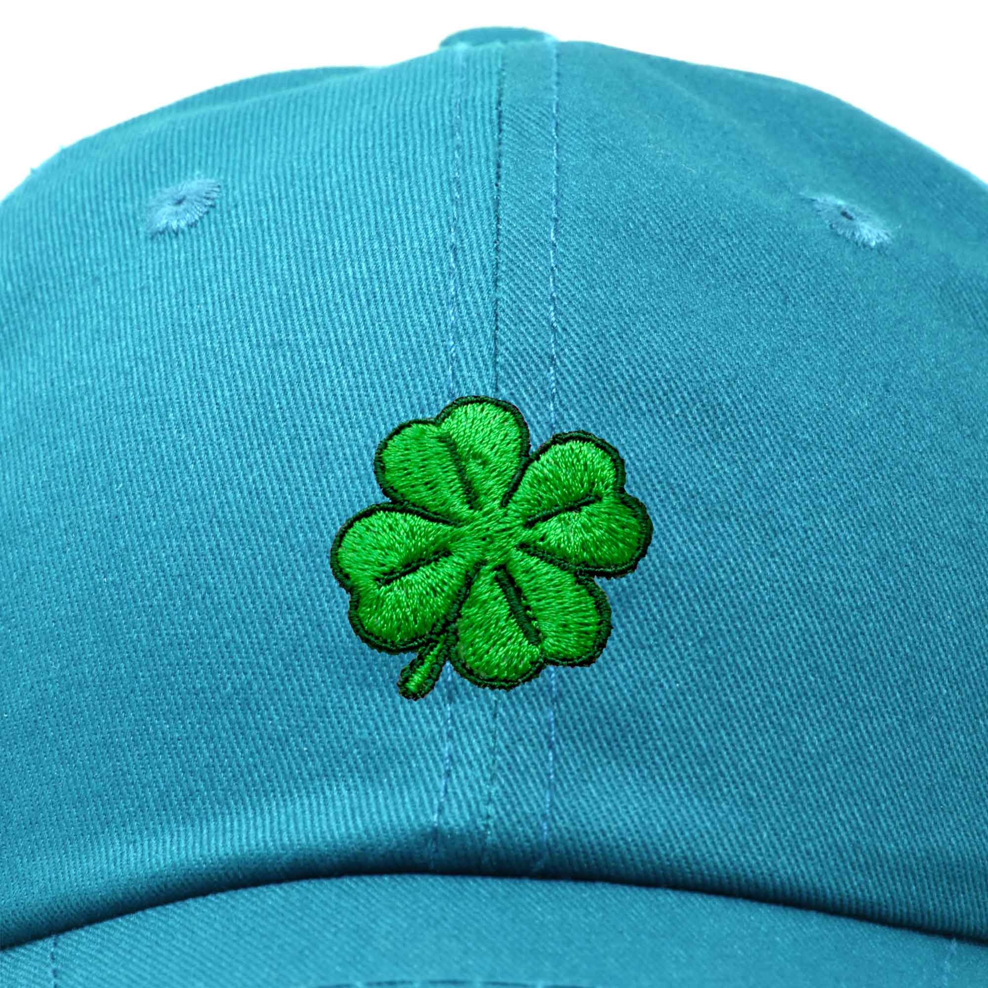 Dalix – wholesale Baseballkeps - Dam – Dalix Four Leaf Clover Hat Bollkeps St. Pattys Day Bomull79