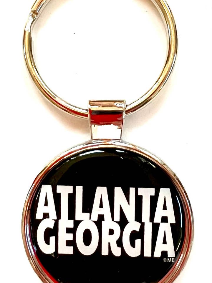 Atlanta Georgia Keychain Text | Atlanta Gift Key Ring for wholesale by Mary Ellis