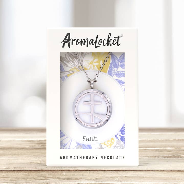 Matrix Aromatherapy - Wholesale Aromatherapy Necklace - Faith Essential Oil Diffuser Necklace