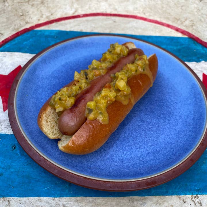 Big Fork – Großhandel Hotdogs – Bacon Hot Dogs — Packungen mit 10 x 1 Pfund pro Packung (insgesamt 80 Links)