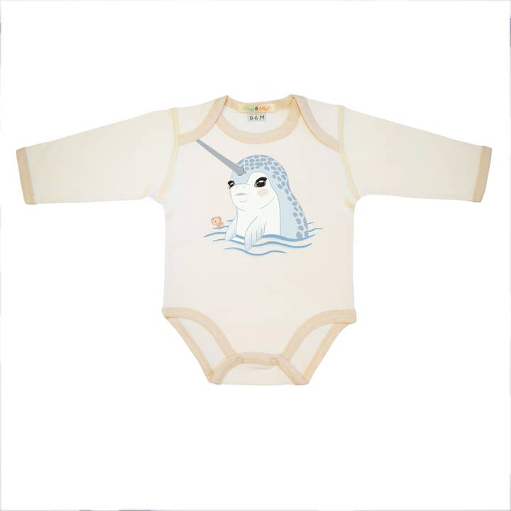 Narwhal onesie for wholesale by Olly & Arya