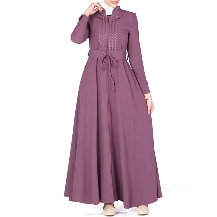 Palestinian Elegance - Wholesale Dress - Women's - Elegant Lulu's Jilbab: Luxurious Design and Comfort for Every Occasion1