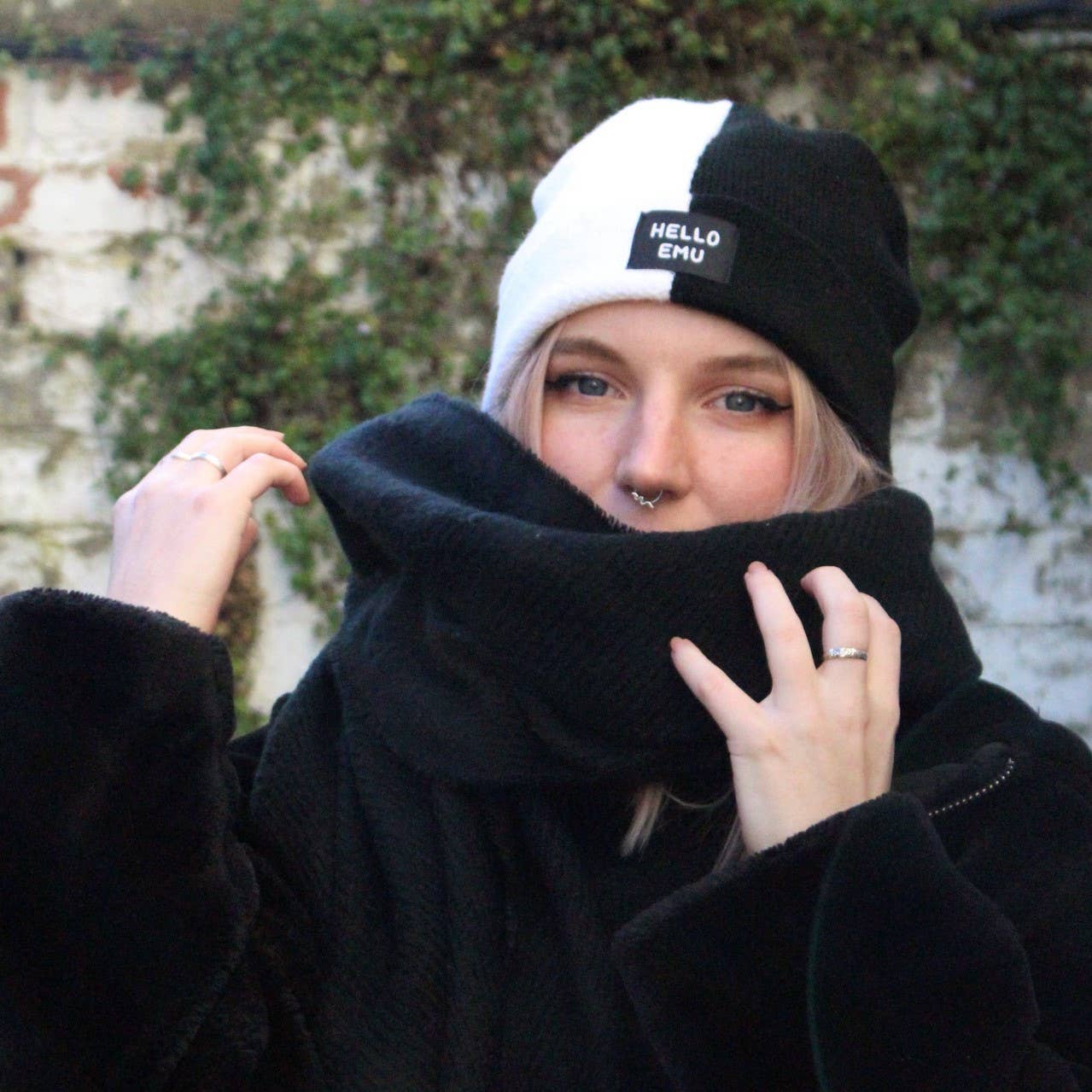 HELLO EMU – wholesale Beanie – Women's – Half and Half Beanie14