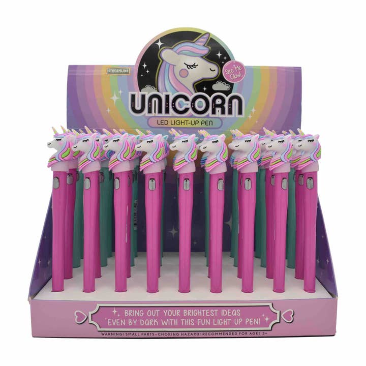 Streamline - Wholesale Pen - Unicorn LED Light Up Pens2