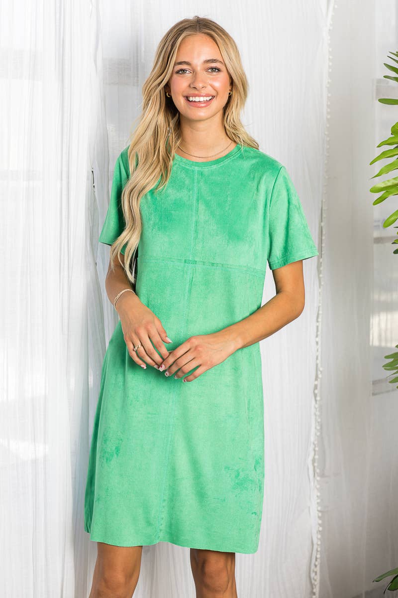 Joh Apparel - Vente Robe – femme - Robe extensible à col rond Audrey sans poches5