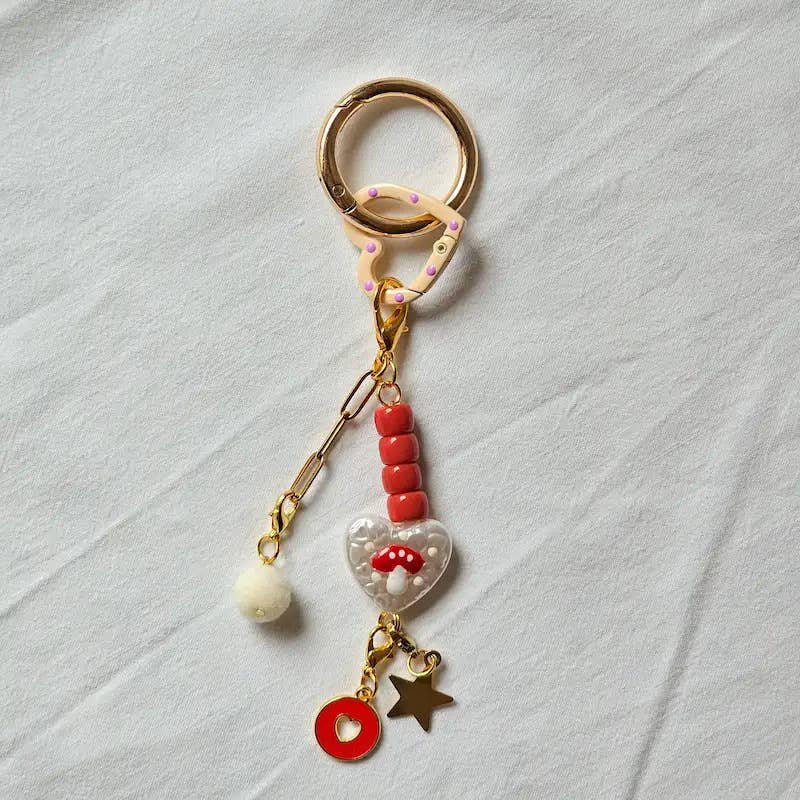 MKS America - Wholesale Keychain - Women's - Bohemia Acrylic link & Beads Chain Bag Charm Keychain9