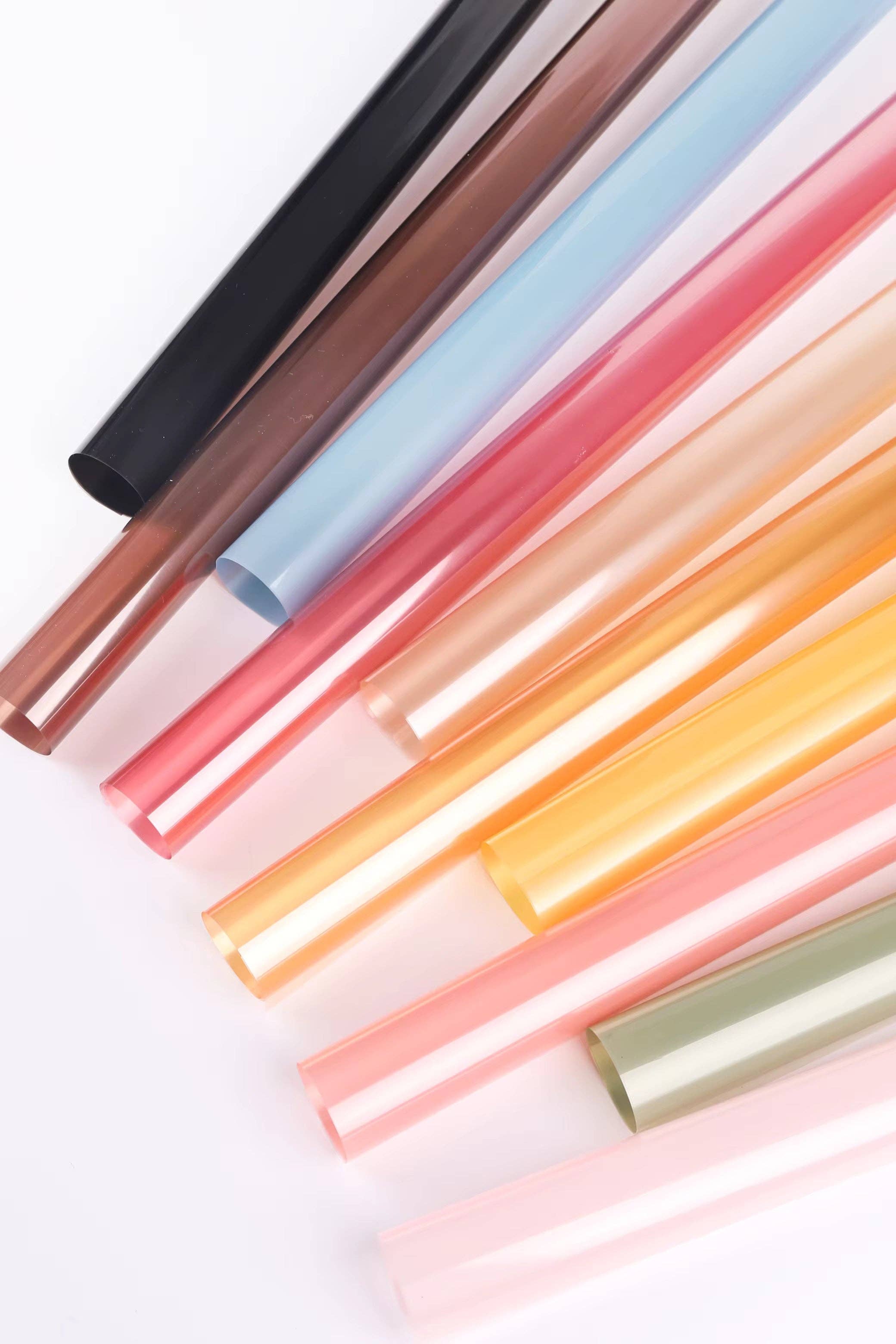 Elegant Design Supply – wholesale Wrapping paper roll – Color Cellophane Flower Wrapping Paper (20pcs/bag)15