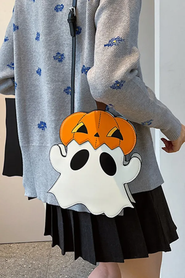 ❁はな❁ Wholesale Halloween Pumpkin Ghost Crossbody Bag ZK2093 for