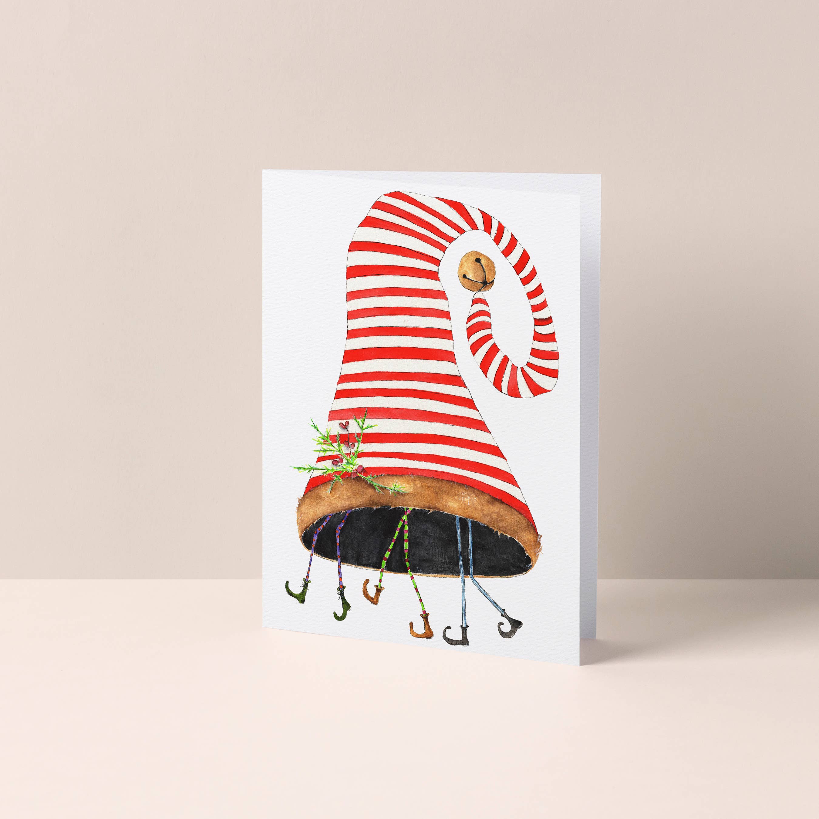 The Gnat - Wholesale Christmas Card - Sneaky Elves