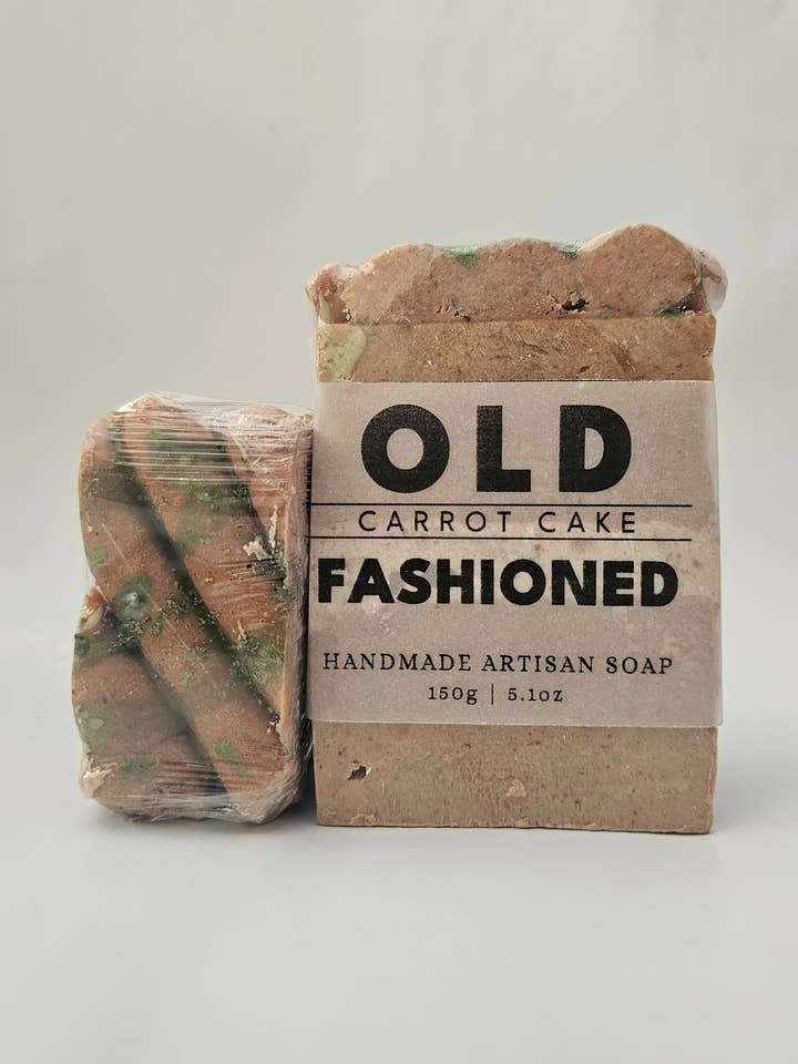 Old Fashioned Carrot Cake Soap for wholesale by Sweet & Shower