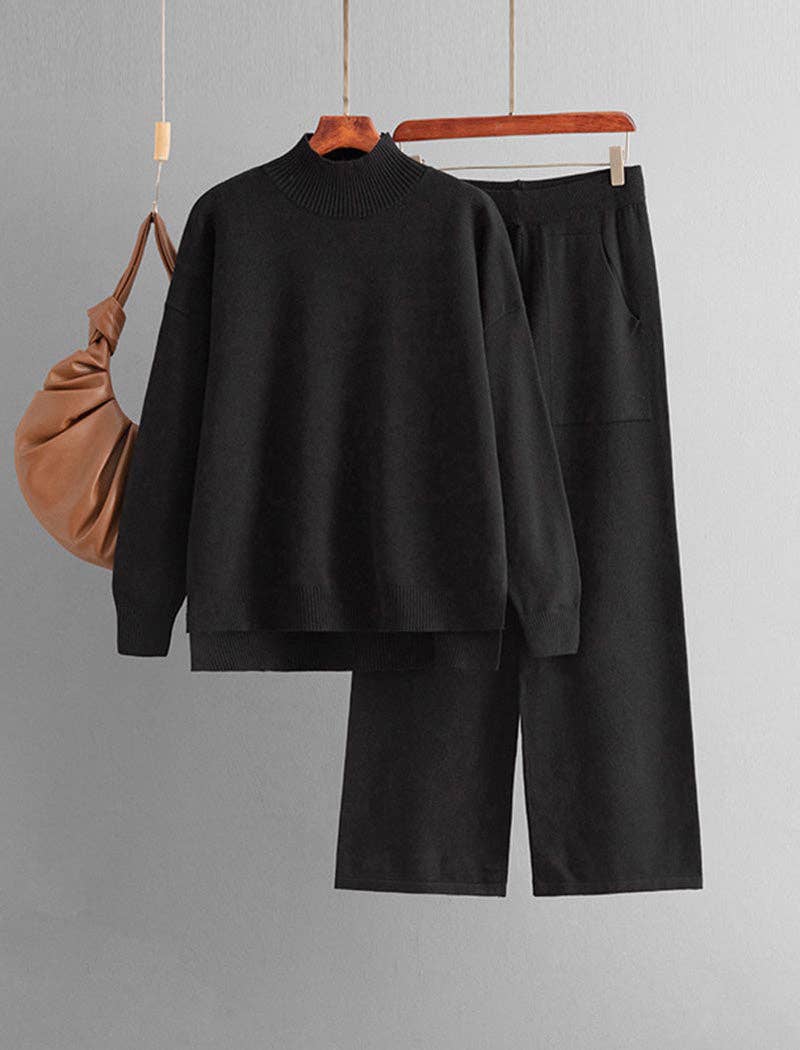 safistyle - Wholesale Lounge Set - Women's - Knitted Top and Pants Set16