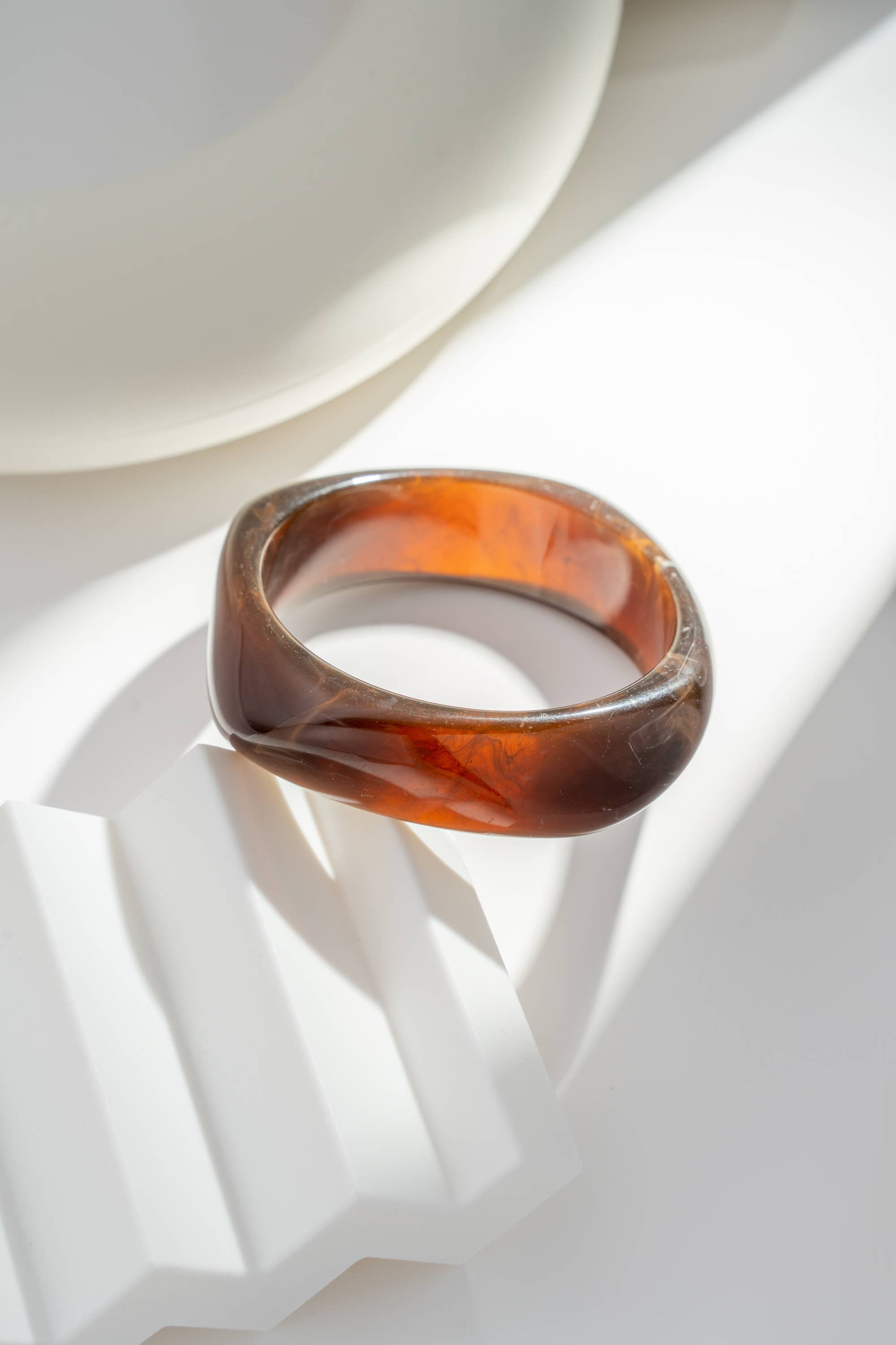 COSMOS - Wholesale Bangle Bracelet - Marble-effect resin bangle bracelet5