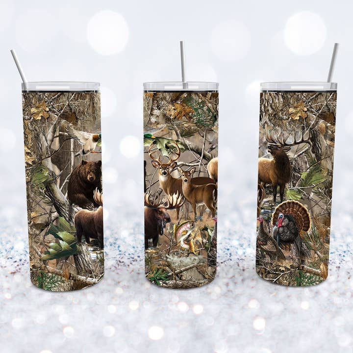 Camo Hunt Tumbler for wholesale by Beyond Bayside