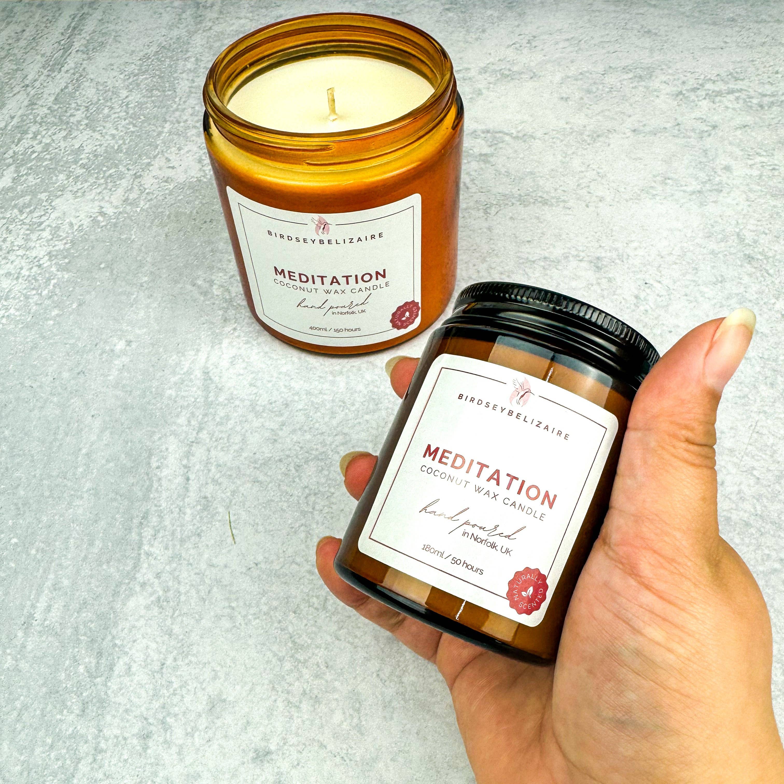 BirdseyBelizaire - Wholesale Jar/Filled Candle - Meditation - Naturally Scented Candle0