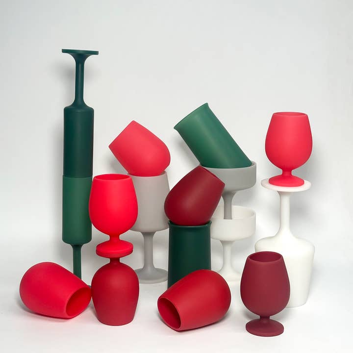 porter green | style + sustainability - Wholesale Drinking glass/cup - Holiday bundle | mixed colours