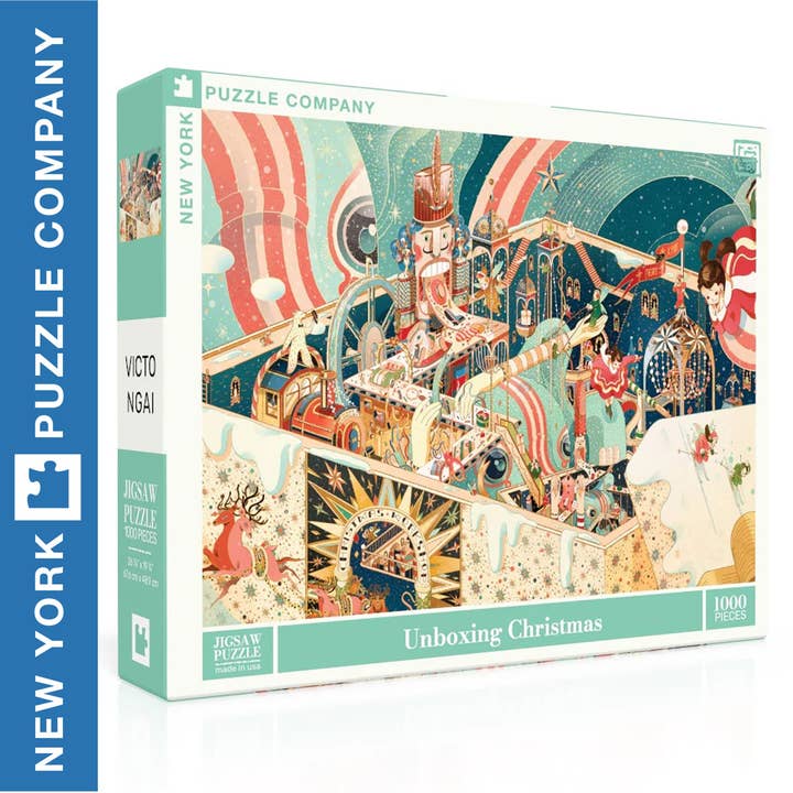 Unboxing Christmas 1000pc Jigsaw | NPZVN2341 for wholesale by Hobby-lines