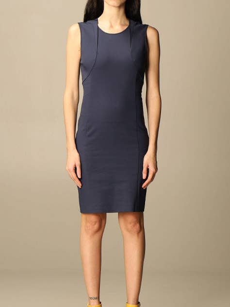 Robe bleu marine par Patrizia Pepe pour la vente par Affaire de Femmes