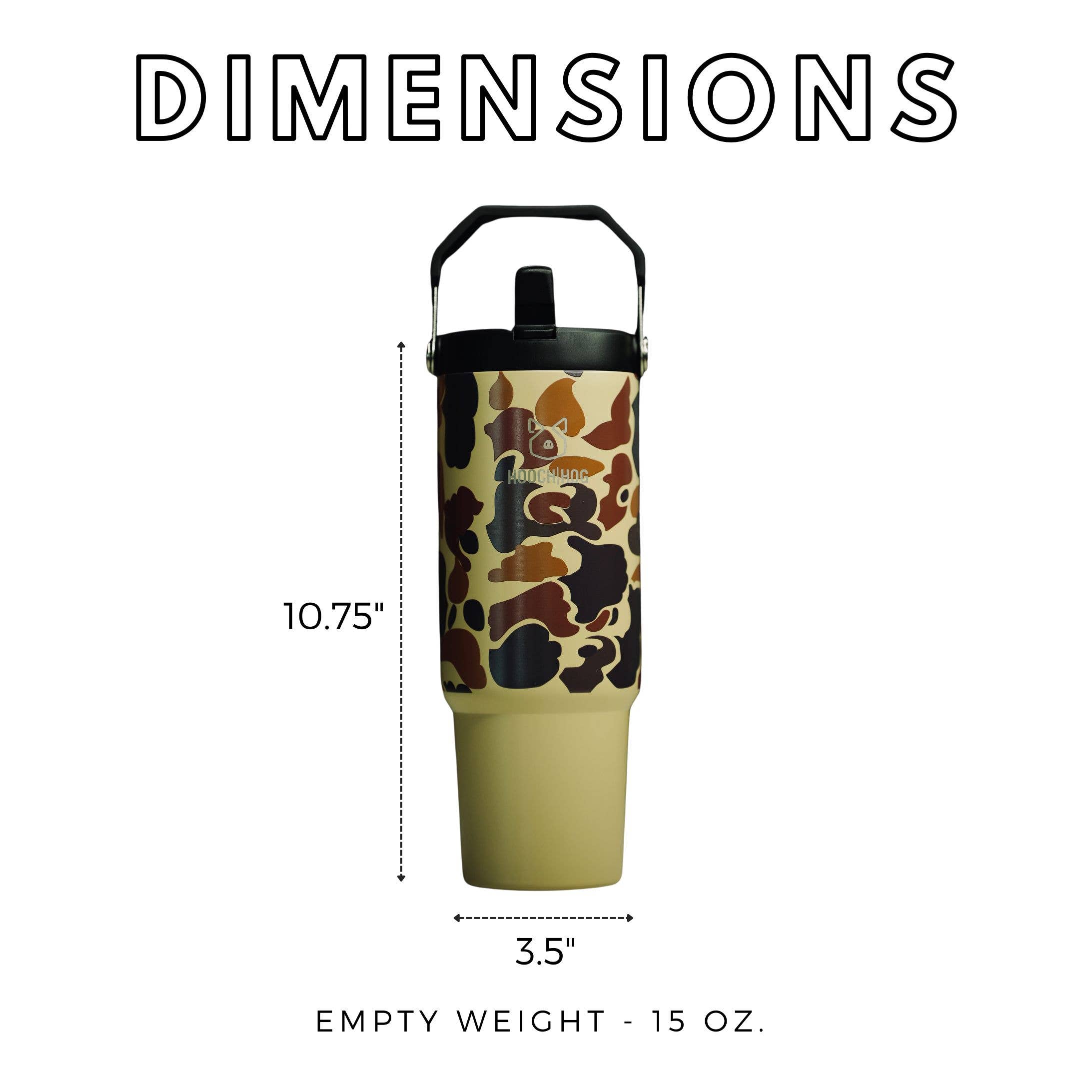 Hooch Hog - Vendita all'ingrosso Borracce - Hooch|Hog Borraccia Mimetica Old School da 30 oz2