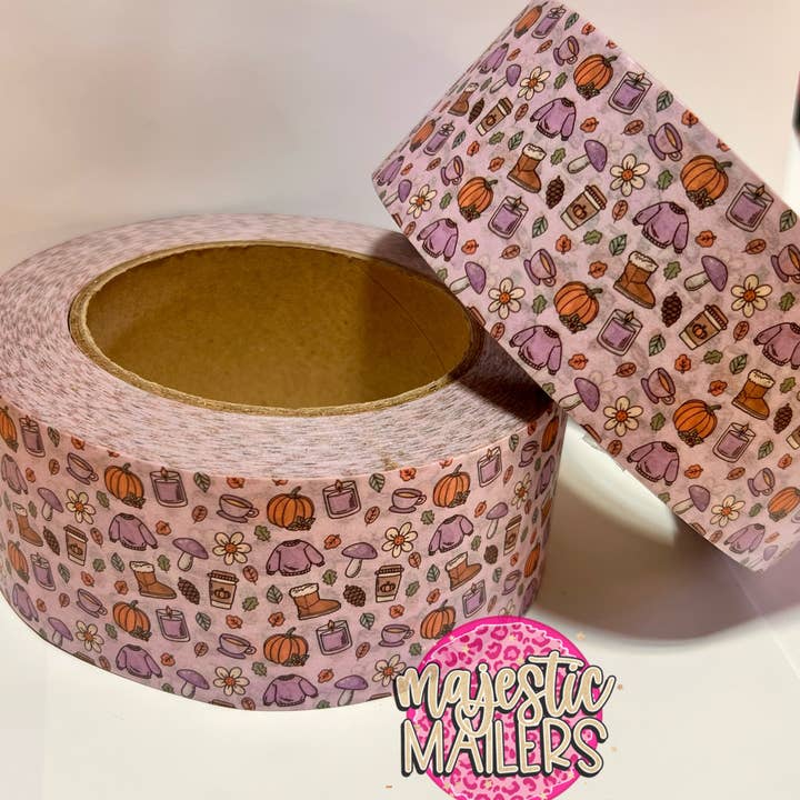 Self adhesive packaging tape for wholesale by Majestic mailers