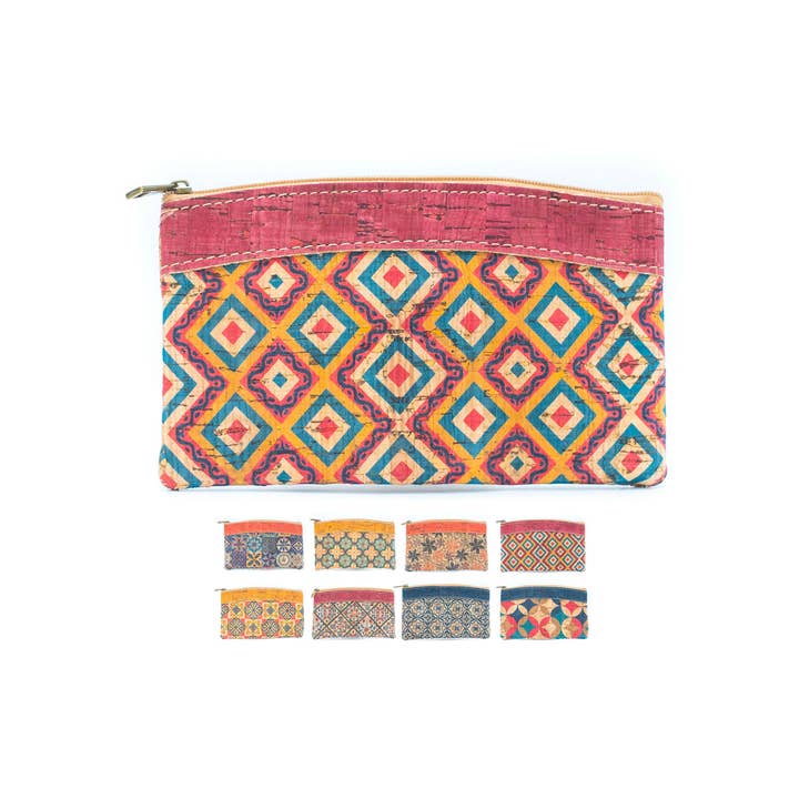 Meninas Bonitas Cork - Wholesale Coin Purse - Women's - 5units-Tango Mini Cork Purse BAGD-284