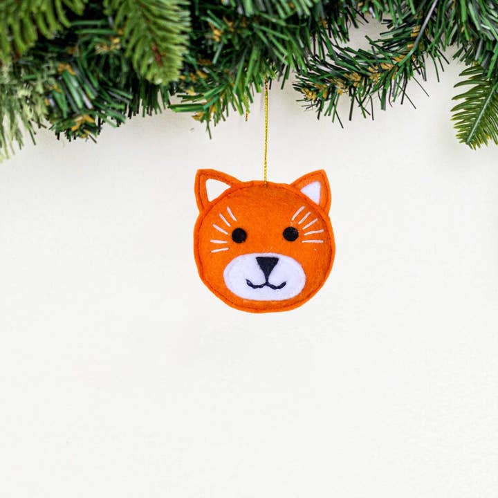 Upavim Crafts - Wholesale Ornament - Mini Fox Felt Ornament