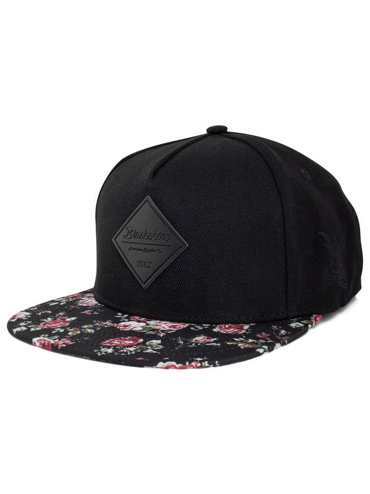 Casquette Snapback Florale Black Beauty Vol. II - Noir-Florale pour la vente par Blackskies