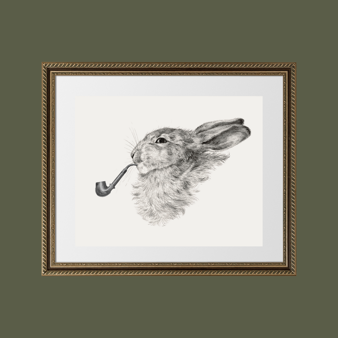 Sea to Skye - Wholesale Art Print - Mr. Gentleman Rabbit Antique Art Print5