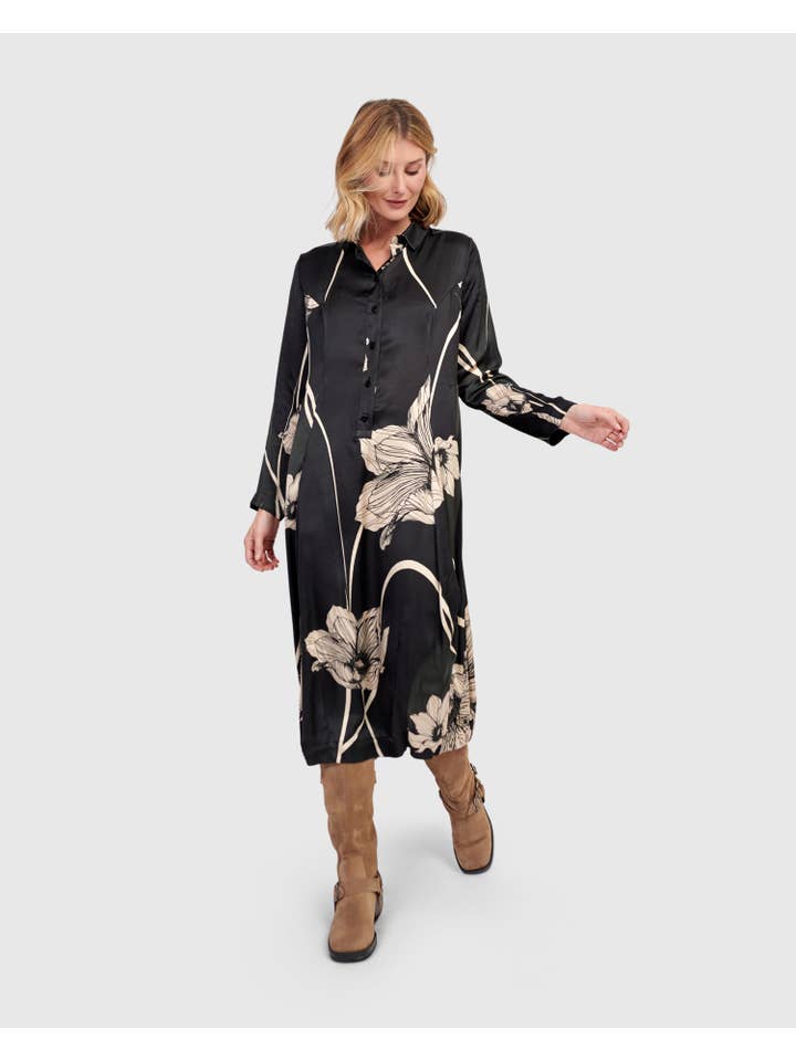 Brie Shirtdress, Floral for wholesale on Faire5