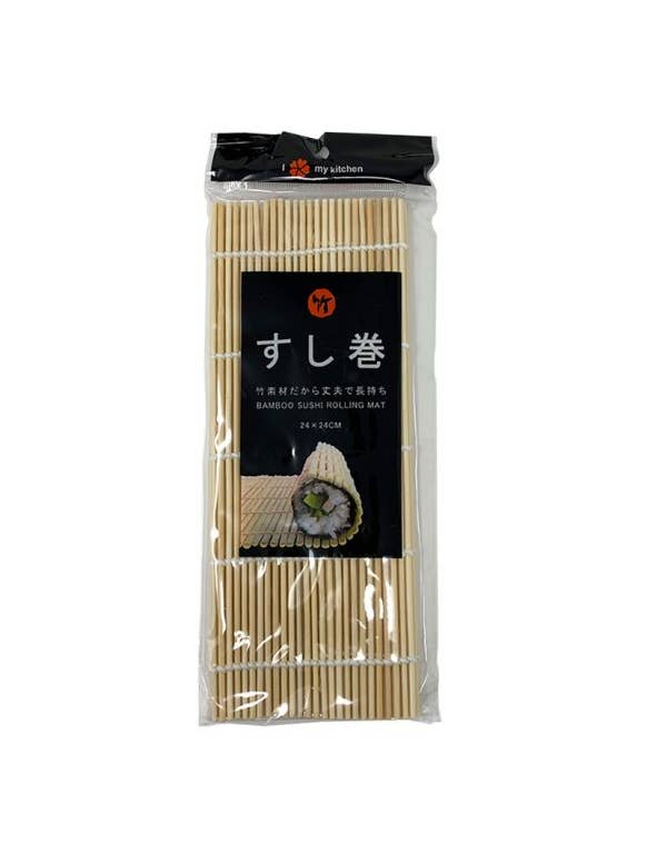 Bamboo Sushi mat (10/PK) -24x24cm for wholesale by BanzaiLA