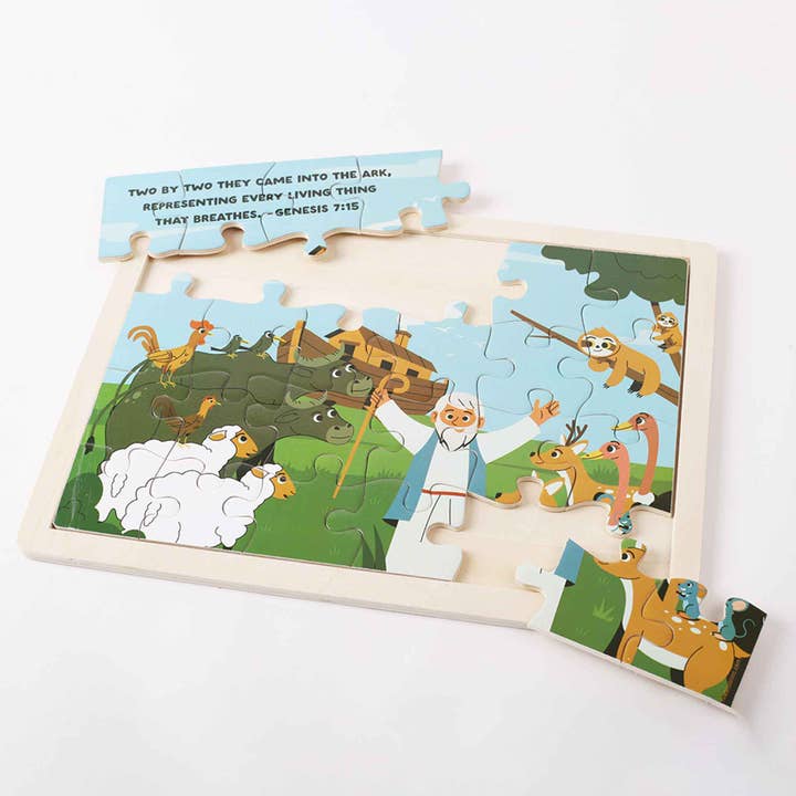 Swanson Christian Products - Wholesale Wood Toy - Kids - Wooden Puzzle - Noah's Ark2