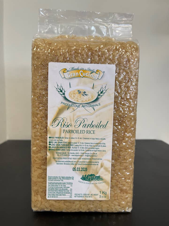 Parboiled Rice 1000g for wholesale by TAB GREEN LINE SRL (Gran Cucina)