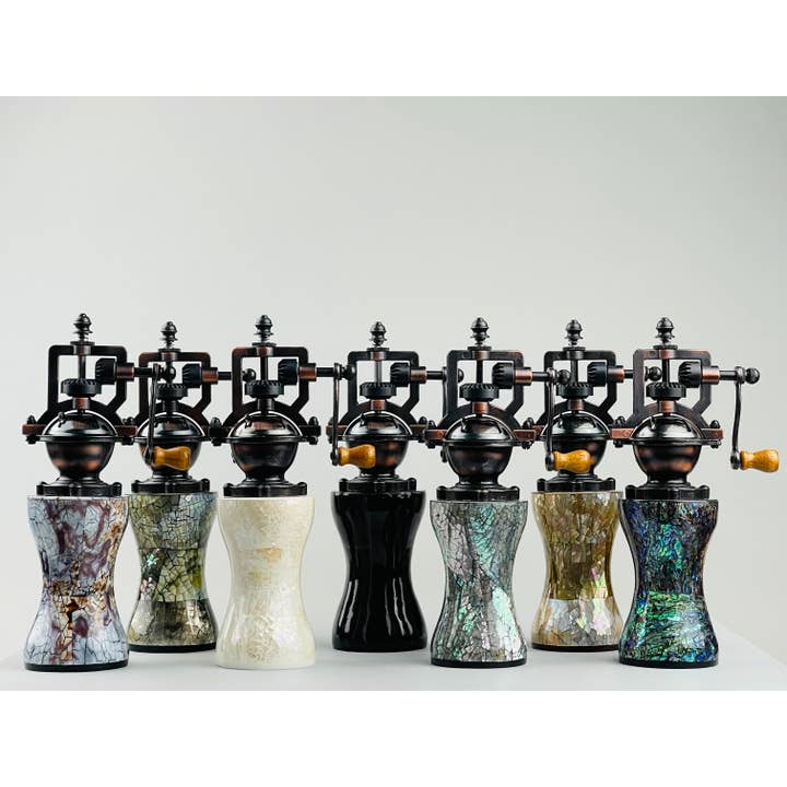 Baroy - Wholesale Pepper Mill - Salt Pepper Mill Grinders Shakers - Seashell Lamination11