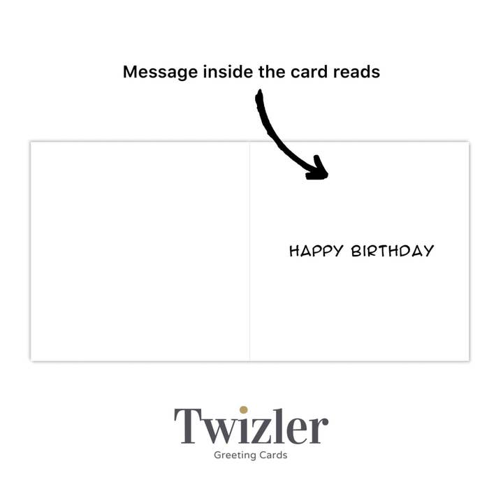 Twizler Ltd - Wholesale Birthday Card - Funny 40th Birthday Card - Bugger Bear