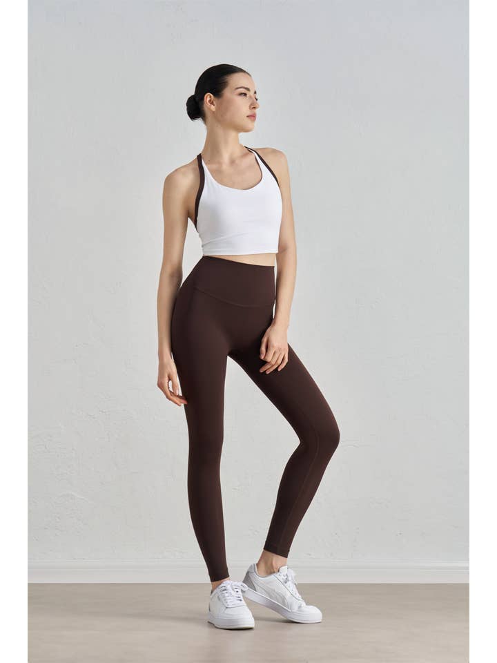 91thelabel - Wholesale Sports Bra - Women's - Viola Color Contrast Triangle Strap Back Sports Bra 7