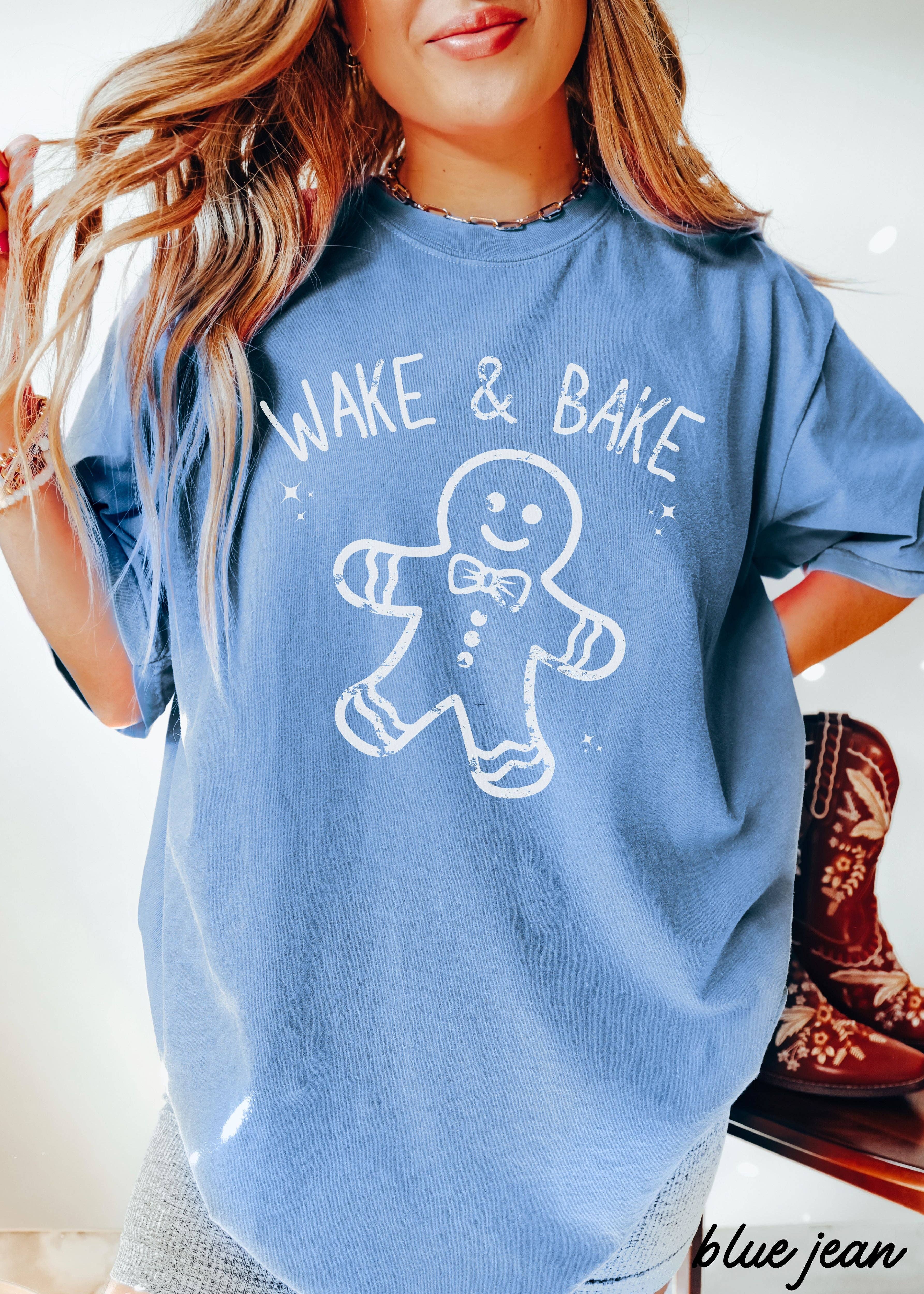 Chloe Vs Tank - Vente T-shirt sérigraphié – unisexe - T-shirt à pâtisserie Wake & Bake Gingerbread *8 couleurs (S-3X)6