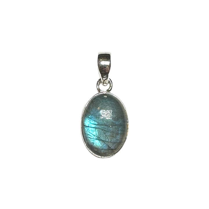 Foliesbijoux - Wholesale Individual Charm/Pendant - Silver & Labradorite pendant