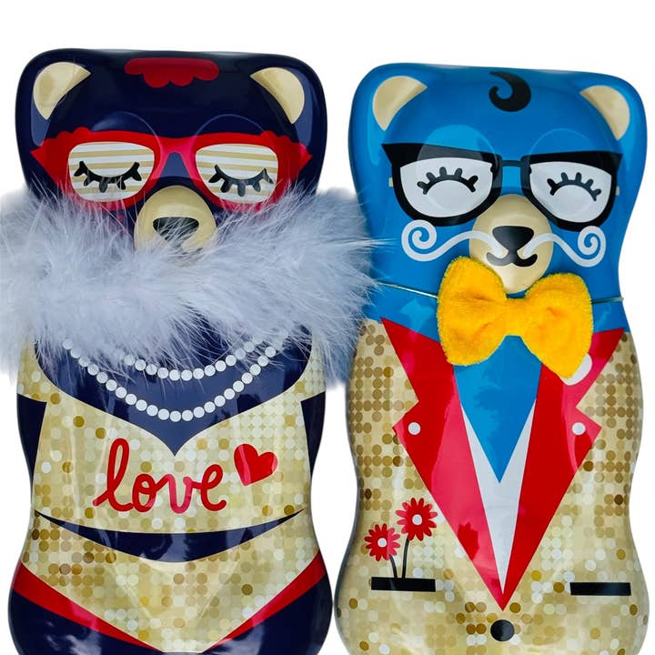 Oscar&Simone marshmallow teddy 160g scatola in metallo per la vendita all'ingrosso da parte di TASTY FRANCE