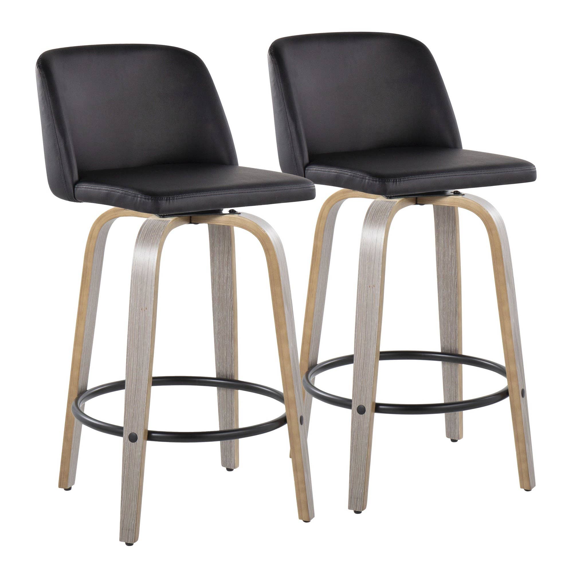 LumiSource and Grandview Gallery - Wholesale Stool - Toriano 26" Fixed Height Counter Stool Q - Set of 241