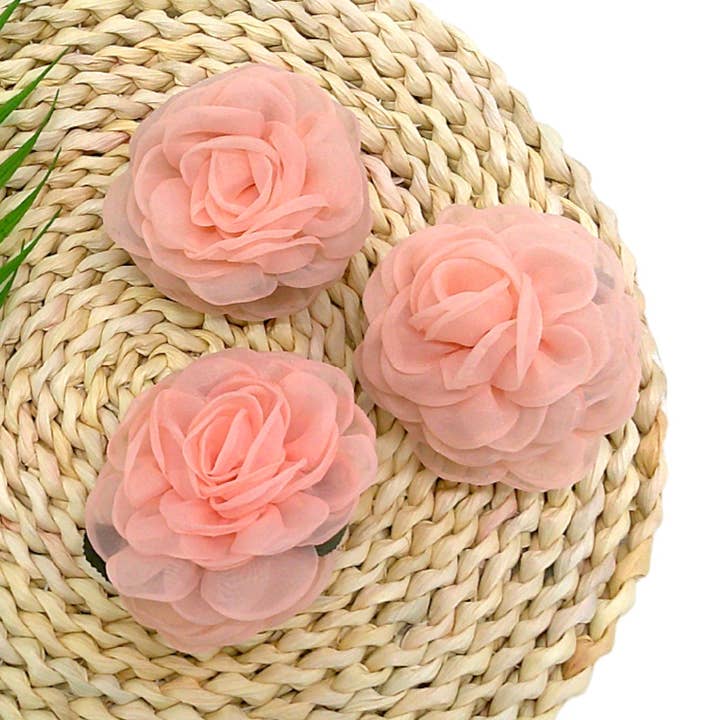 Rose Flower Hair Clip FC4318-5 (12PC) for wholesale by TAPA fashion