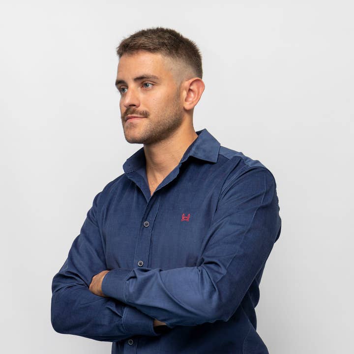 Navy microfleece shirt for wholesale by Custi Mikelo: Men's Clothing & Christmas Gifts